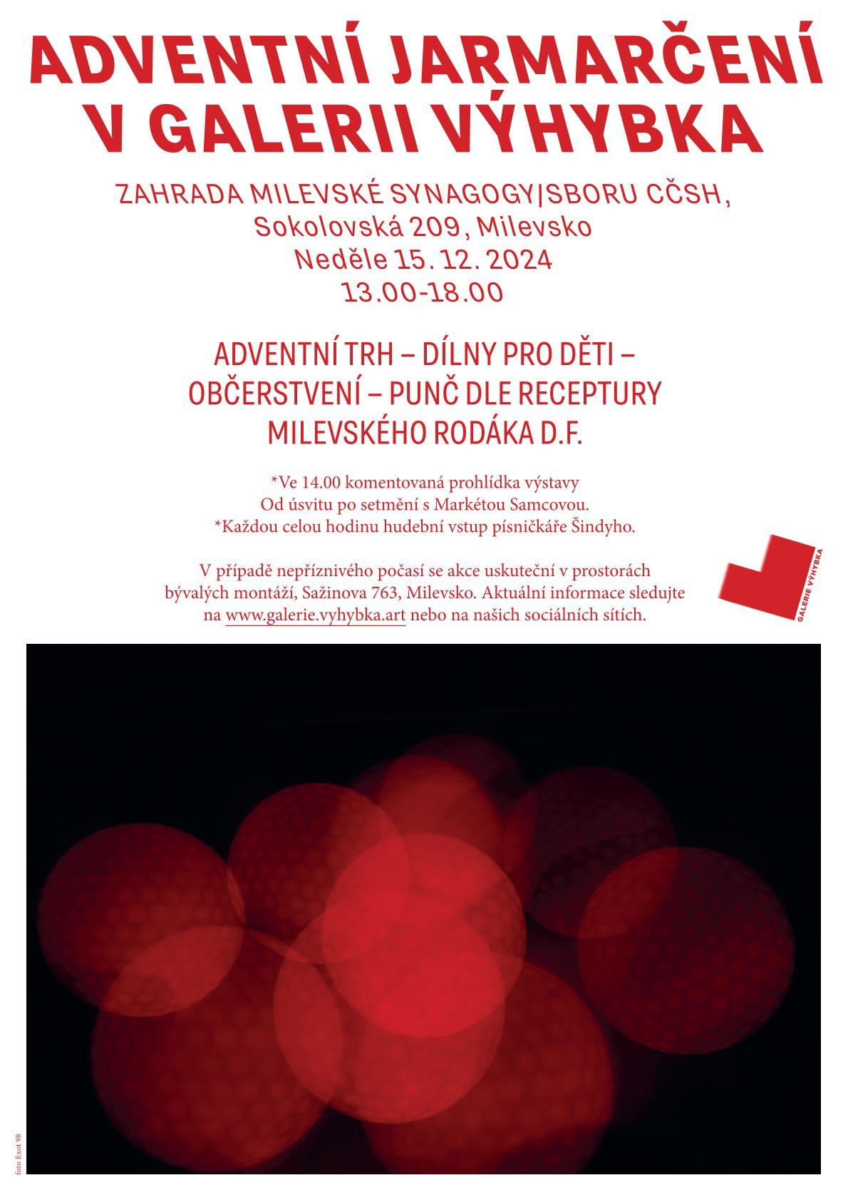 Adventní trh v Nové synagoze Milevsko